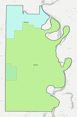 Chicot County AR school district boundaries map