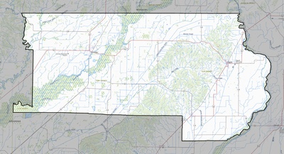 Clay County AR USGS topo map