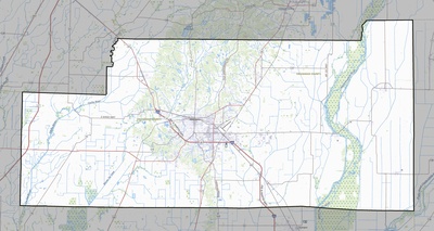 Craighead County AR USGS topo map
