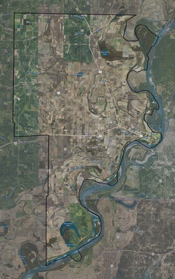 Crittenden County AR USGS imagery and topo map