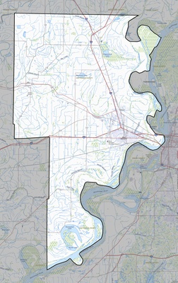 Crittenden County AR USGS topo map
