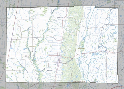Cross County AR USGS topo map