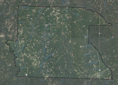 Dallas County AR USGS imagery and topo map