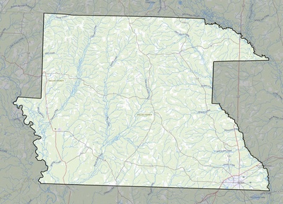 Dallas County AR USGS topo map