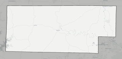 Fulton County AR county basemap context