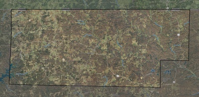Fulton County AR USGS imagery and topo map