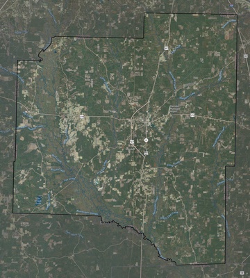 Grant County AR USGS imagery and topo map