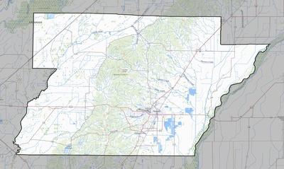 Greene County AR USGS topo map
