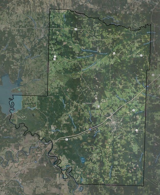 Hempstead County AR USGS imagery and topo map