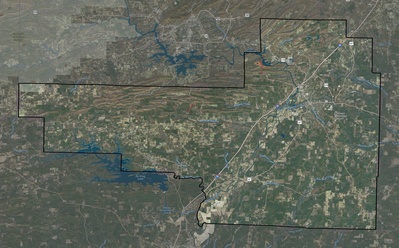 Hot Spring County AR USGS imagery and topo map