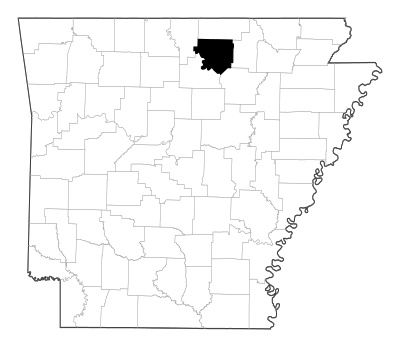 Izard County in Arkansas