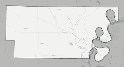 Lee County AR county basemap context