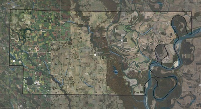 Lee County AR USGS imagery and topo map