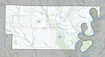 Lee County AR USGS topo map