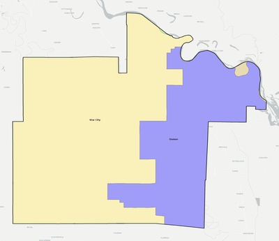 Lincoln County AR school district boundaries map