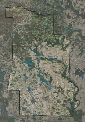 Lonoke County AR USGS imagery and topo map