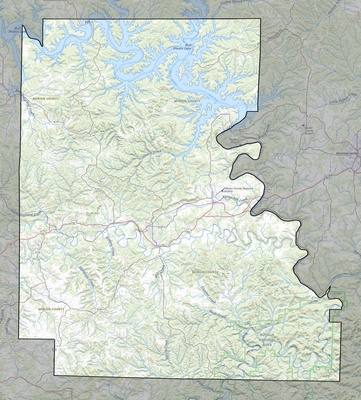 Marion County AR USGS topo map