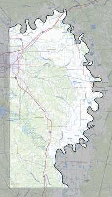 Miller County AR USGS topo map