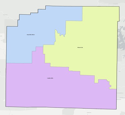 Montgomery County AR school district boundaries map