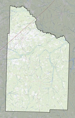 Nevada County AR USGS topo map