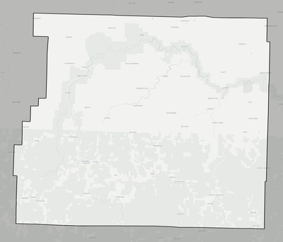 Newton County AR county basemap context