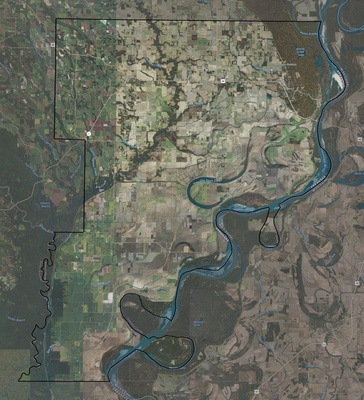 Phillips County AR USGS imagery and topo map