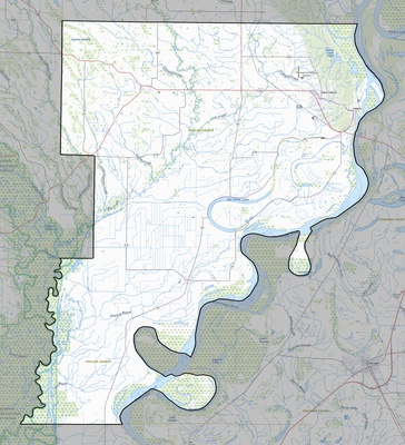 Phillips County AR USGS topo map