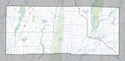 Poinsett County AR USGS topo map