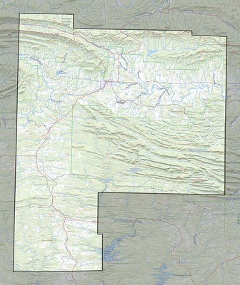 Polk County AR USGS topo map