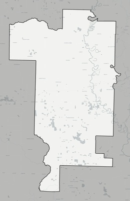 Prairie County AR county basemap context