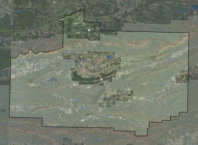 Scott County AR USGS imagery and topo map