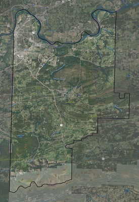 Sebastian County AR USGS imagery and topo map