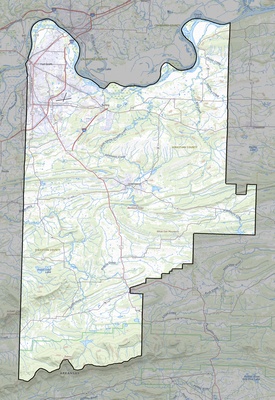 Sebastian County AR USGS topo map