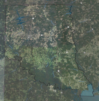 Sevier County AR USGS imagery and topo map