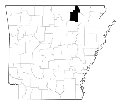 Sharp County in Arkansas
