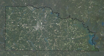 Union County AR USGS imagery and topo map