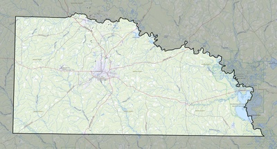 Union County AR USGS topo map