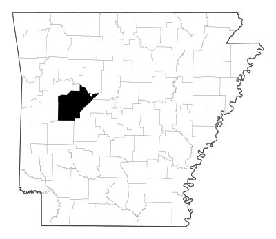 Yell County in Arkansas