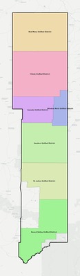 Apache County AZ school district boundaries map