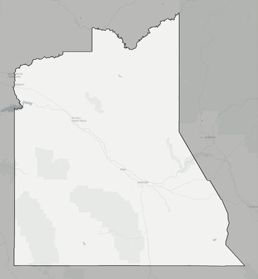 Graham County AZ county basemap context