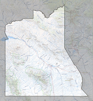 Graham County AZ USGS topo map
