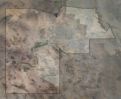 Maricopa County AZ USGS imagery and topo map