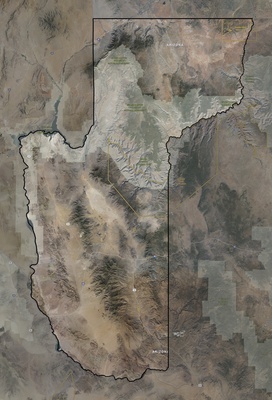 Mohave County AZ USGS imagery and topo map