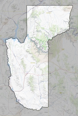 Mohave County AZ USGS topo map