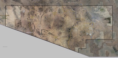 Pima County AZ USGS imagery and topo map