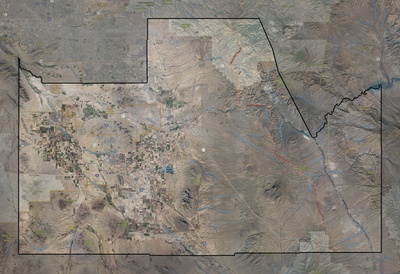 Pinal County AZ USGS imagery and topo map