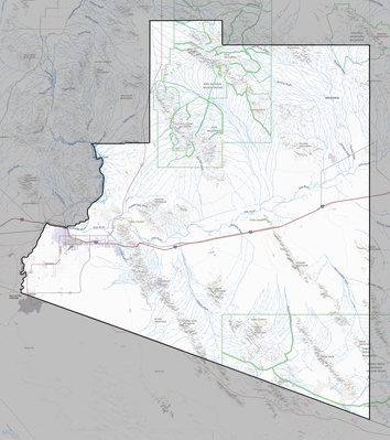 Yuma County AZ USGS topo map