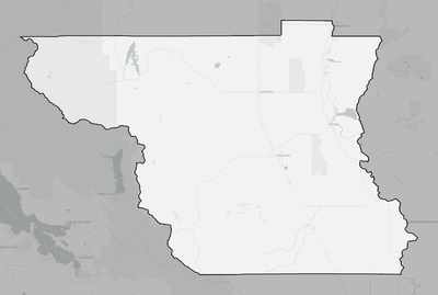 Colusa County CA county basemap context