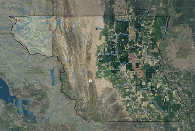 Colusa County CA USGS imagery and topo map