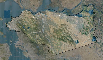 Contra Costa County CA USGS imagery and topo map